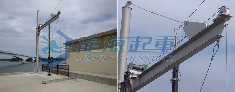 TX型FUJI鋁合金卷揚機使用案例