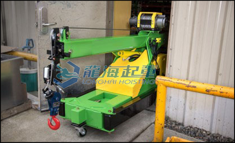 便攜式微型起重機實物圖