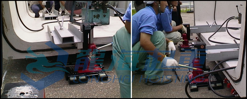 鷹牌FR系列滑動臺千斤頂實物圖